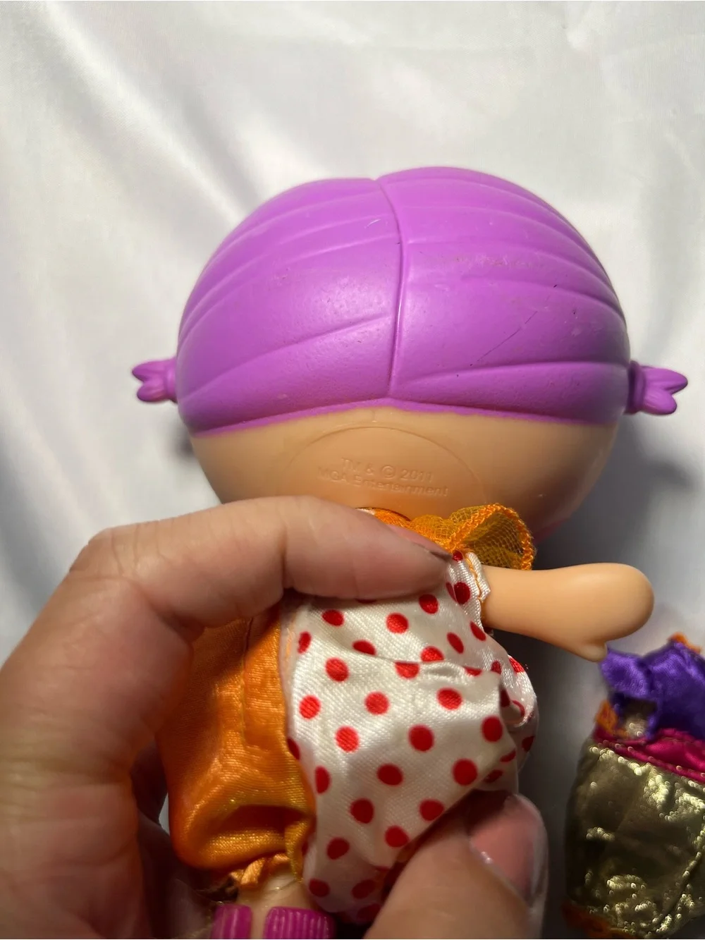 Lalaloopsy Littles Lil’ Squirts Top Clown Girl 7” Doll 2011 2 Outfits Shoes